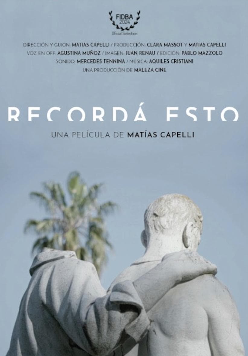 Póster de Recordá esto