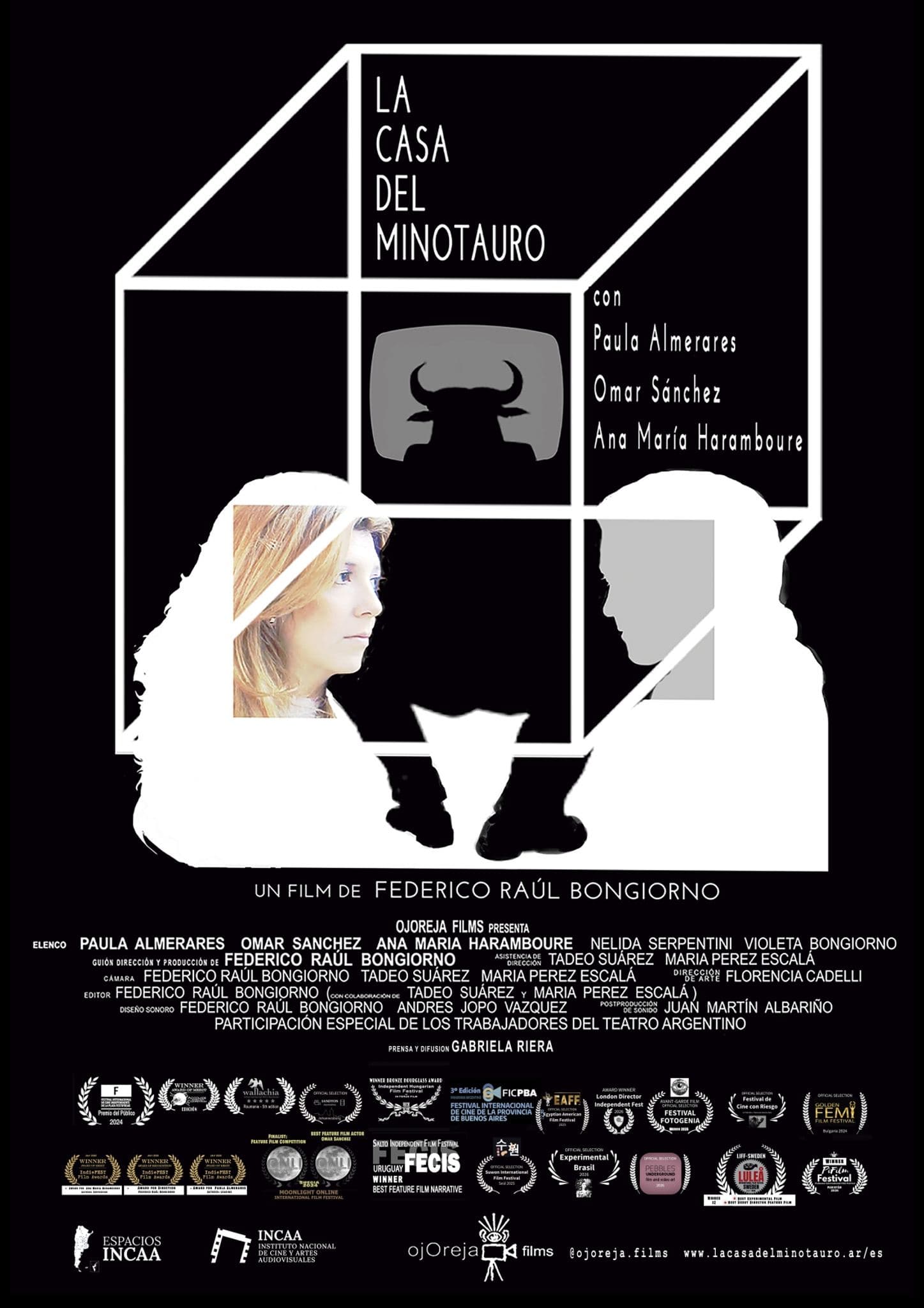 Póster de La casa del minotauro