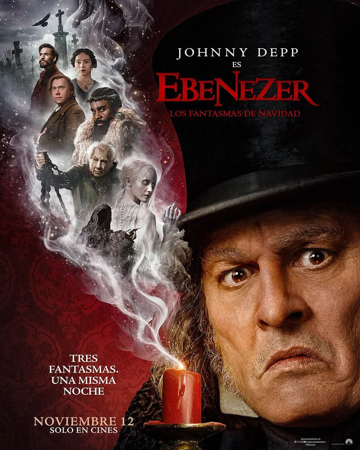 Póster de Ebenezer: Los fantasmas de Navidad