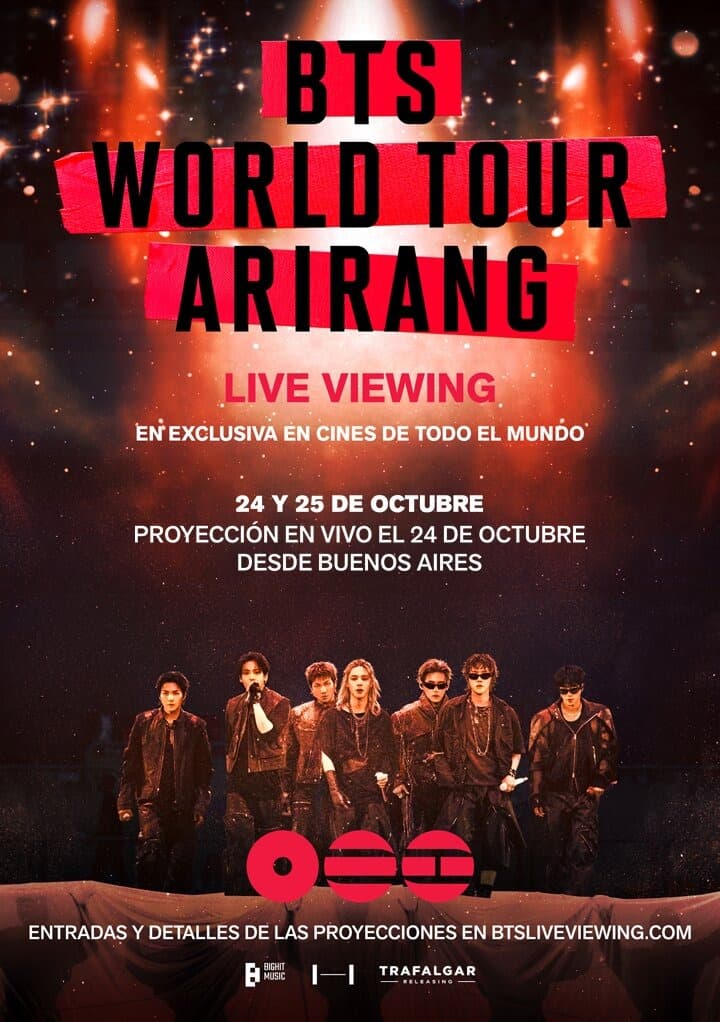Póster de BTS World Tour 'Arirang' in Buenos Aires