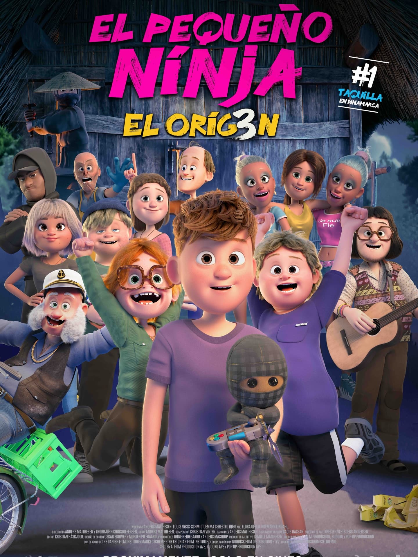 Póster de El pequeño ninja: El origen