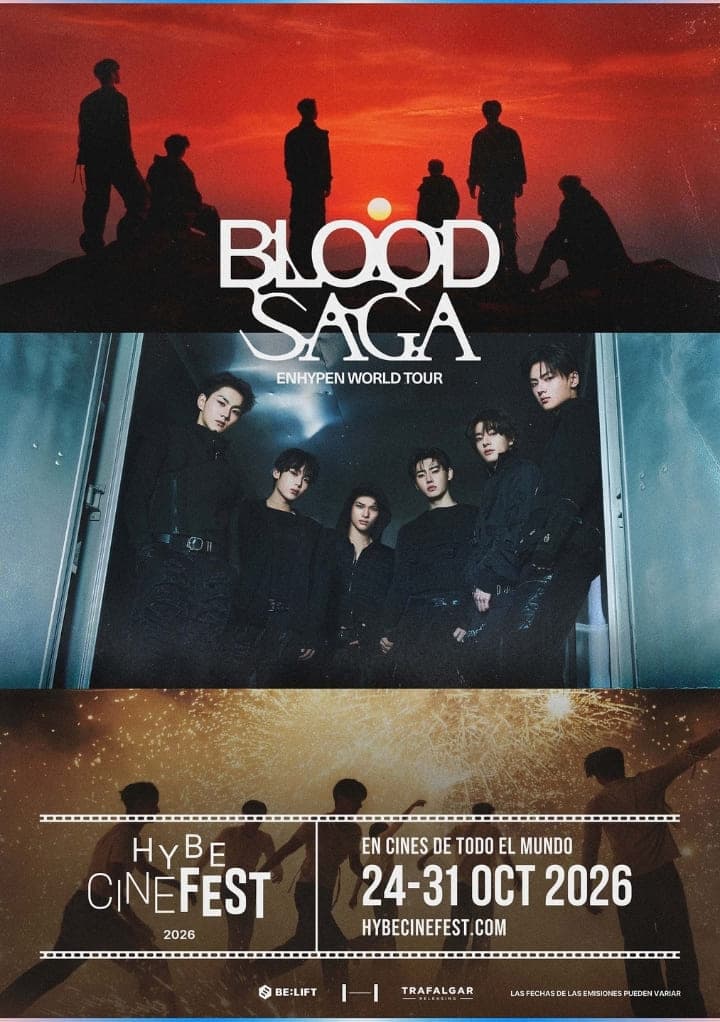 Póster de Enhypen World Tour 'Blood Saga'