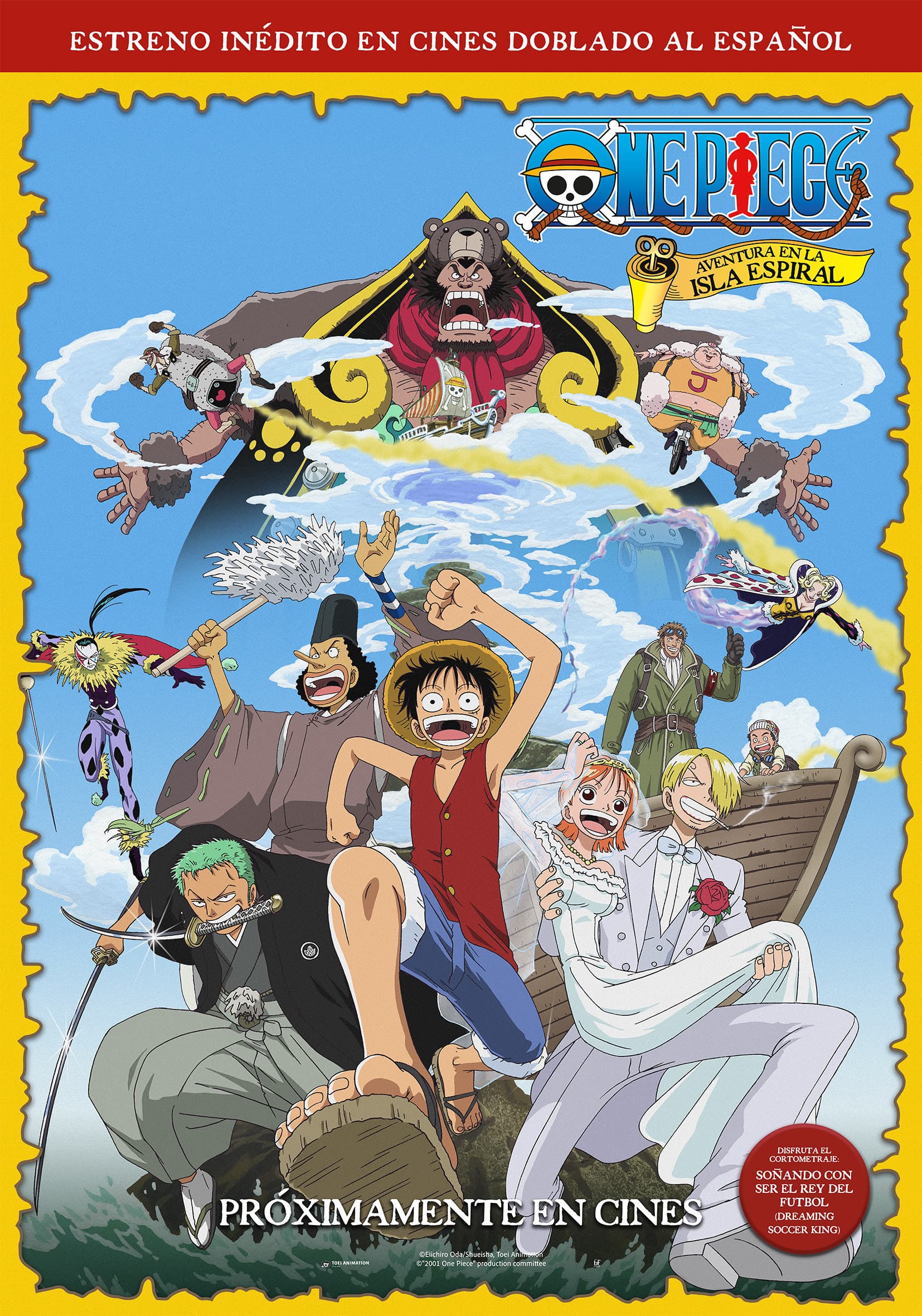 Póster de One Piece: Aventura en la Isla Espiral