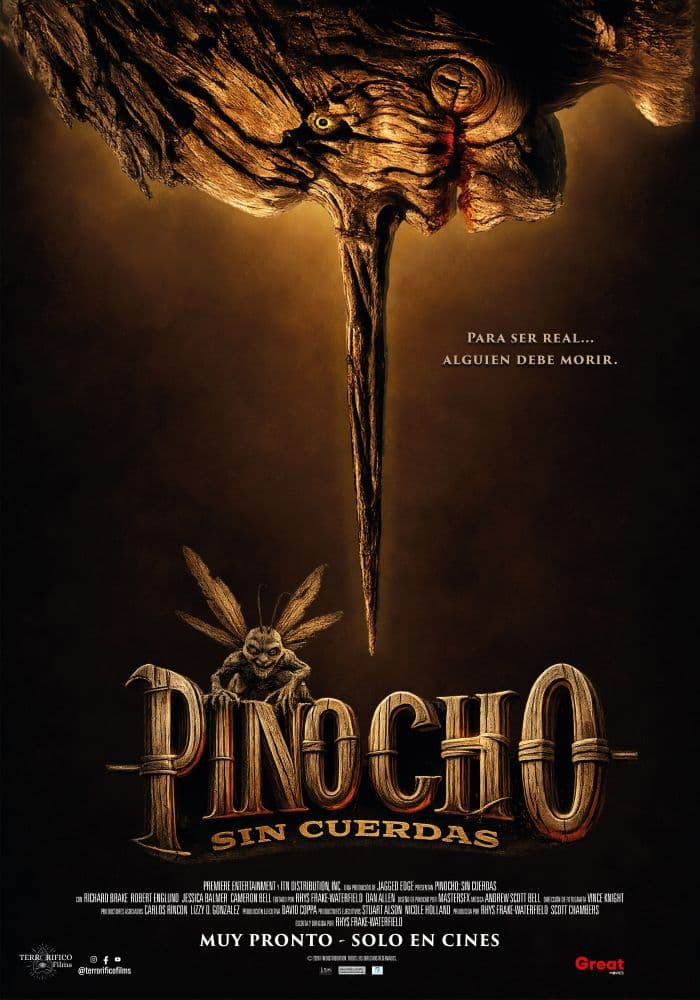 Póster de Pinocho, sin cuerdas