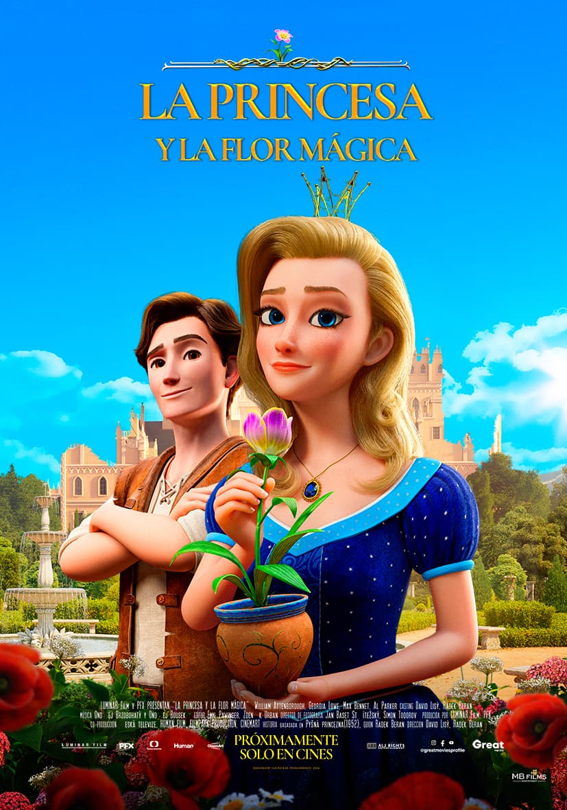 Póster de La princesa y la flor mágica